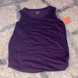 cute purple workout tank